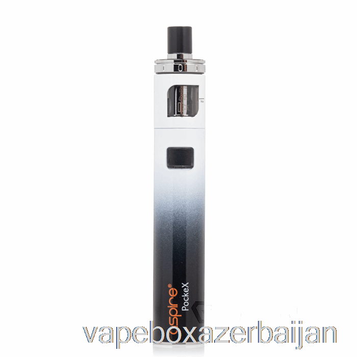 Vape Box Azerbaijan Aspire PockeX AIO Starter Kit [ANNI] Black / White Gradient